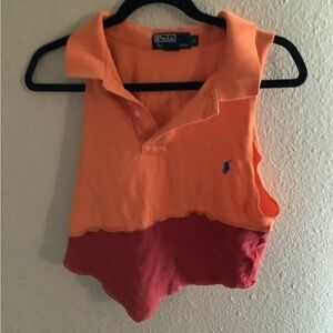 Polo crop top